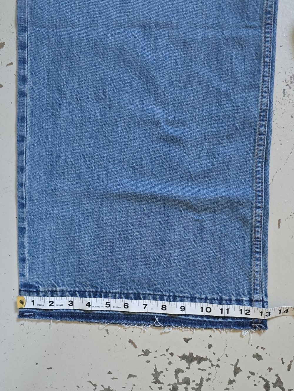 Abercrombie & Fitch NWT Curve Love High Rise Wide Leg Jeans Size 31 Long - Picture 8 of 9